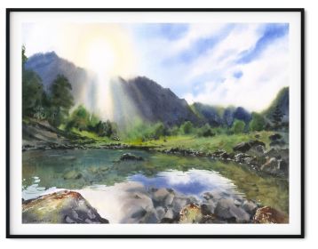 Decorative Canvas Painting Core Frameless