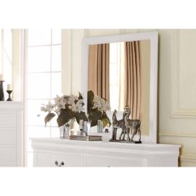 ACME Louis Philippe Mirror in White 23834