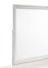 Modern Brooklyn Portrait Frame Mirror made with Wood in White