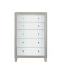 ACME Sliverfluff Chest, Mirrored & Champagne Finish BD00247