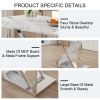 Modern white rectangular marble textured glass dining table and office desk. Equipped with stainless steel base. Beautiful and durable. 63"*37"*30"