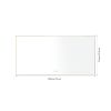 (ONLY FOR PICKUP) 72 x 36Inch LED Mirror Bathroom Vanity Mirror with Back Light;  Wall Mount Anti-Fog Memory Large Adjustable Vanity Mirror