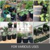 VEVOR 65 Gallon Container Plant Grow Bag, 12Pack, Black