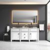 (ONLY FOR PICKUP) 84 x 36Inch LED Mirror Bathroom Vanity Mirror with Back Light;  Wall Mount Anti-Fog Memory Large Adjustable Vanity Mirror