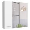 Medicine Cabinet Prague, Four Internal Shelves, Single Door, White Finish