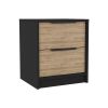 Bar Cart Baltimore, Six Wine Cubbies, Smokey Oak Finish