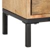TV Stand 51.2"x11.8"x17.7" Solid Wood Mango