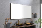 (ONLY FOR PICKUP) 72 x 36Inch LED Mirror Bathroom Vanity Mirror with Back Light;  Wall Mount Anti-Fog Memory Large Adjustable Vanity Mirror