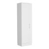 Storage Cabinet Manika, One Door and Shelves, White Finish