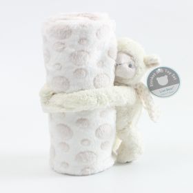 Baby Simple Cartoon Flannel Blanket (Option: TB1005 Little Sheep-100X75cm)