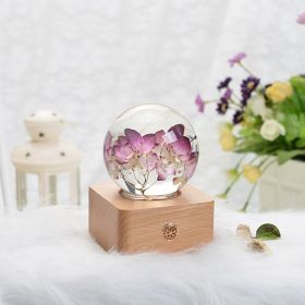 Birthday Gift Resin Craft Ornament (Option: Red Silk Ball)