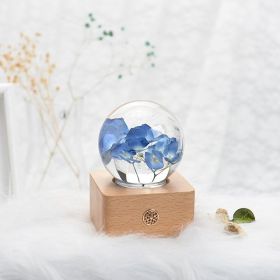 Birthday Gift Resin Craft Ornament (Option: Blue Hydrangea)