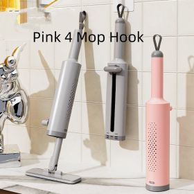 Mini Home Lazy Small Mop Desktop (Option: Pink 4 Mop Hook)