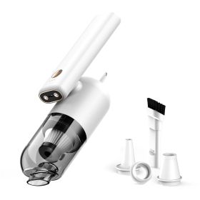 Multifunctional Portable Vehicle-mounted Vacuum Cleaner (Color: White)
