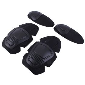 Outdoor Camouflage Clothing Slot Type Protective Gear (Color: Black)
