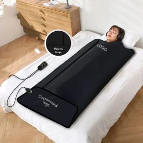 Specially Designed For Whole Body Heating With Far-infrared Sauna Blankets (Option: Black-UK)