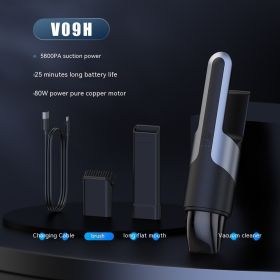 Car Cleaner Dual-use Handheld Portable (Option: V09H 5800Pa)