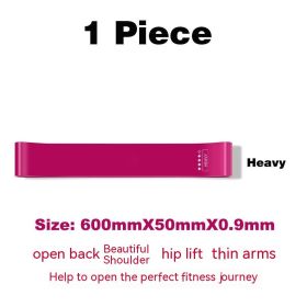 Yoga Belt Elastic Band Fitness (Option: Purplish Red)