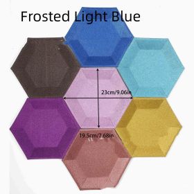 Silver Rose Gold Disposable Paper Tray (Option: Frosted Light Blue-8 Pack 9 Inch Plate)