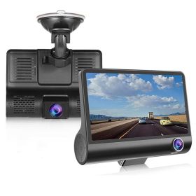HD 1080p Three-record Driving Recorder (Option: A-Front and Inside)