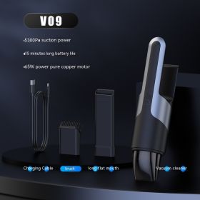 Vacuum Cleaner Car Wireless Portable Large Suction (Option: V09 5300Pa)