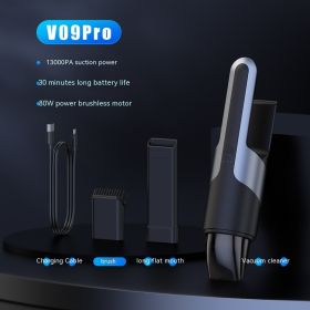 Vacuum Cleaner Car Wireless Portable Large Suction (Option: V09 Pro 13000Pa)