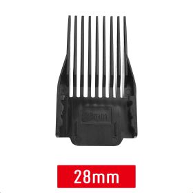 Haircut Stopper Electric Clipper Accessories Position Guide Comb (Option: Black 28mm 1 Size)