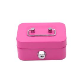 Creative Portable Coin Bank Storage Box (Option: Pink Money Box)