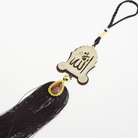 Car Supplies Car Hanging Wood Automobile Hanging Ornament (Option: Flower Shaped Pendant)