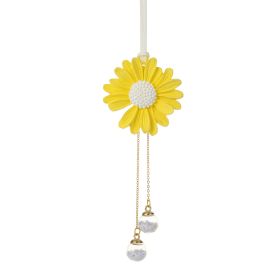 Handmade Cute Fashion Automobile Hanging Ornament (Color: Yellow)
