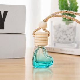 Five-line Cover Small Love Color Bottle Car Pendant (Option: Sky Blue-6ML)
