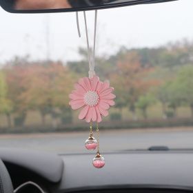 SUNFLOWER Automobile Hanging Ornament (Option: Pink Little Daisy Pendant)