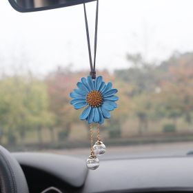 SUNFLOWER Automobile Hanging Ornament (Option: Blue Little Daisy Pendant)
