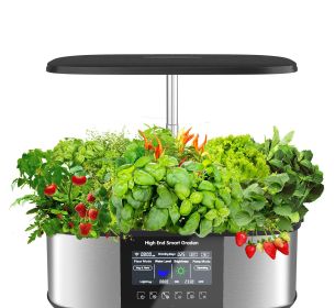 Automatic Planter With Large Metal Display Screen (Option: Picture color-US)