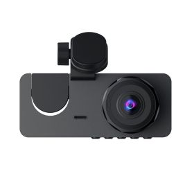 HD 1080p Three-record Driving Recorder (Option: C-Front and Inside)