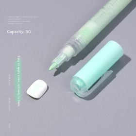 Graffiti Pen Nail Beauty Paint Acrylic Marker Color Quick-drying Internet Hot Flower Drawing Tools Free Of Light (Option: Pen 196 Cyan)