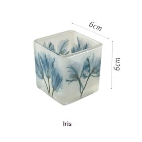 Atmosphere Mosaic Candlestick Glass (Option: Flower De Luce Candlestick)