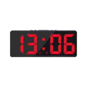 Multi-function LED Alarm Clock Temperature Date Display (Option: Black Shell Red Light)