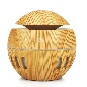 Planet Humidifier Three-in-one Mini USB (Option: Light Wood Grain-100x100x85mm)