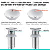 Sink Drain Stopper Bathroom 1.75 In;  Pop-Up Drain Stainless Steel With Overflow Anti-Clogging
