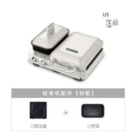 Household Small Multi-functional Waffle Machine (Option: White-US)