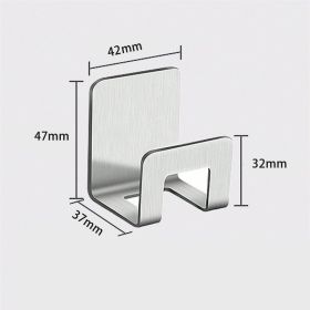 Stainless Steel Sponge Kitchen Punch-free Draining Rack (Option: Integrated Sponge Rack Silver)